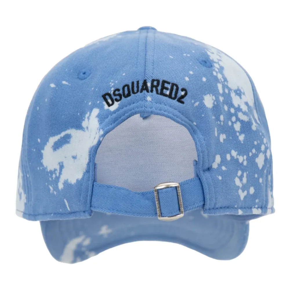 Heren Dsquared2 Petten^Goth Guy Baseball Cap Fibbia