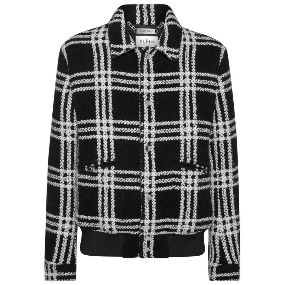 Heren Philipp Plein Gothic Plein Bomber