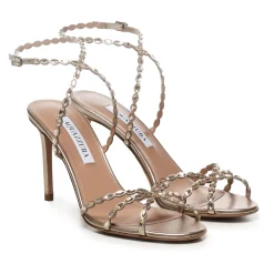 DAMES Aquazzura Sandalen^Gouden Kristal Stiletto Sandalen