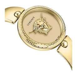 DAMES Versace Gouden Palazzo Roestvrijstalen Horloge