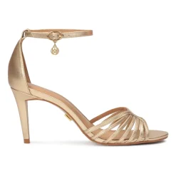 DAMES Kazar Gouden sandalen met volledige hak