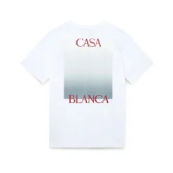 DAMES Casablanca Gradient Square Printed White T-shirt