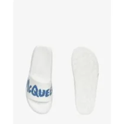 Heren Alexander McQueen Grafitti Logo Slide