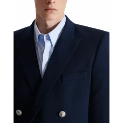 Heren Balmain Kostuums^Grain de poudre blazer