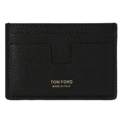 Heren Tom Ford Portefeuilles^Grained Leather Card Holder
