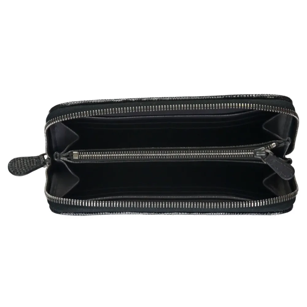 Heren Bottega Veneta Grainy Leather Zip-Around Portemonnee