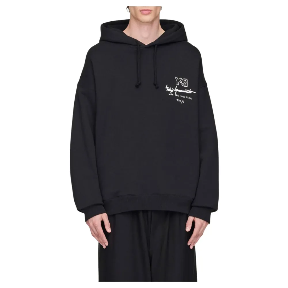 Heren Y-3 Graphic FT Hoodie