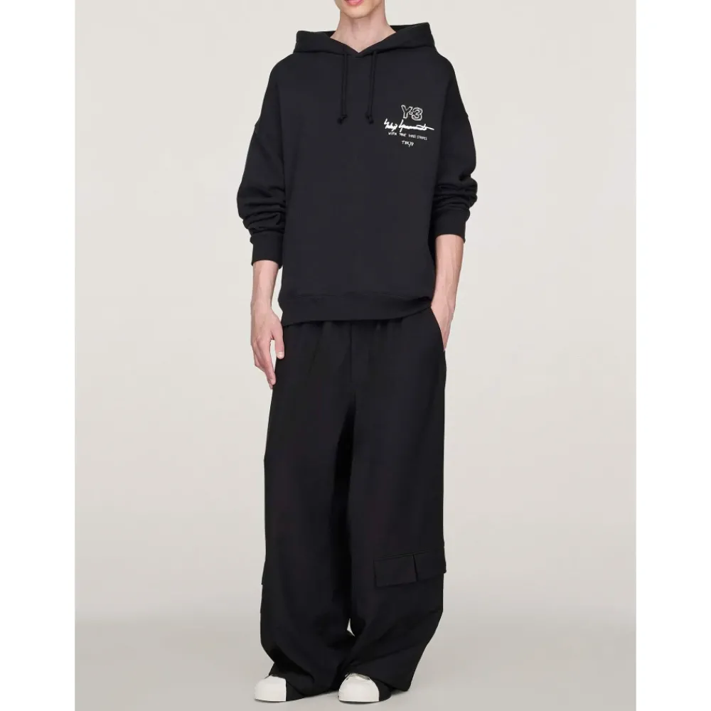 Heren Y-3 Graphic FT Hoodie