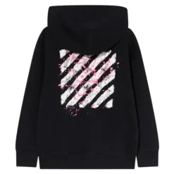 Off White Graphic Hooded Sweatshirt