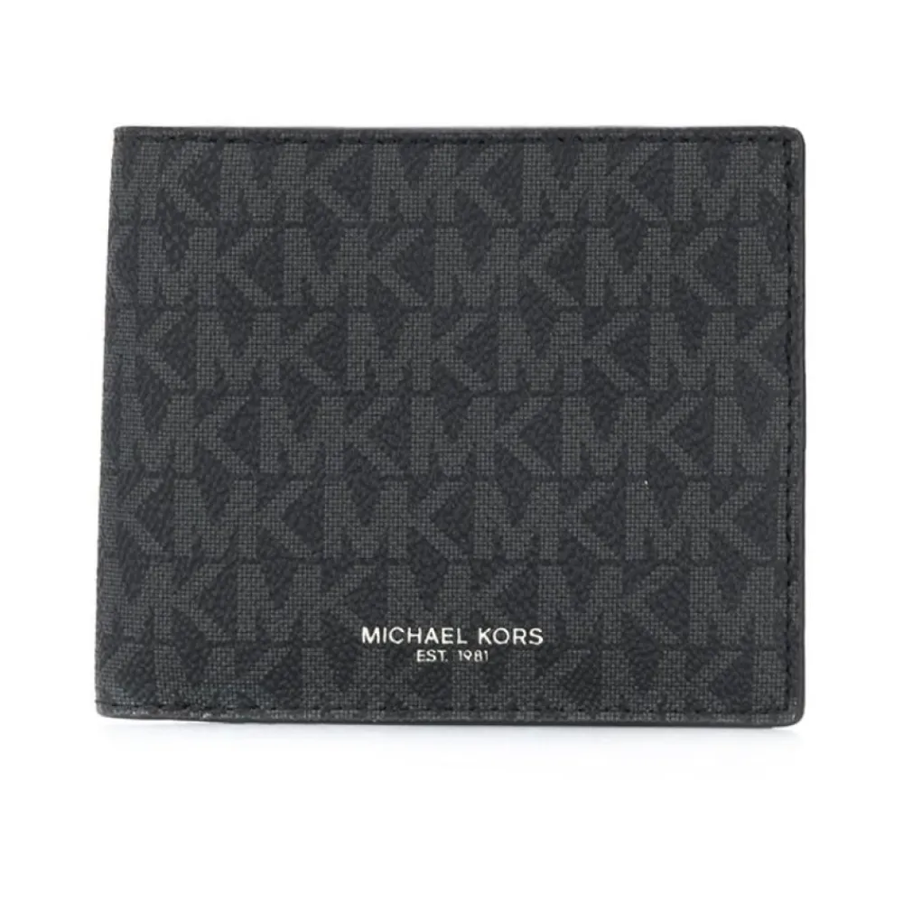 Heren Michael Kors Portefeuilles^Greyson Logo Slim Billfold Portemonnee