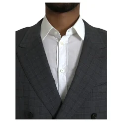 Heren Dolce & Gabbana Kostuums^Geruit Wol 2-Delig Pak