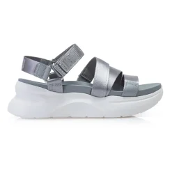 DAMES UGG Wit Textiel Platform Sandalen