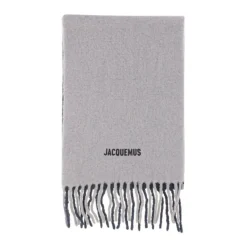 DAMES Jacquemus Grijze Alpaca-Wol Sjaal