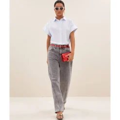 DAMES By-Bar Jeans^Grijze Begum Broek