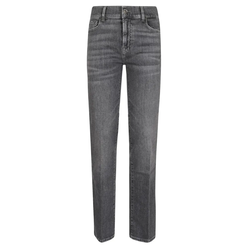 DAMES 7 For All Mankind Grijze Bootcut Denim Broek AW25
