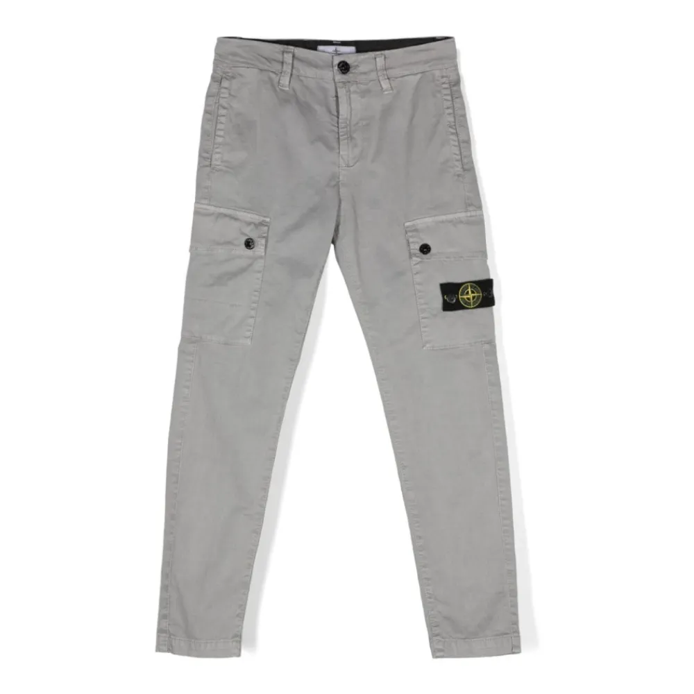 Stone Island Grijze Cargobroek