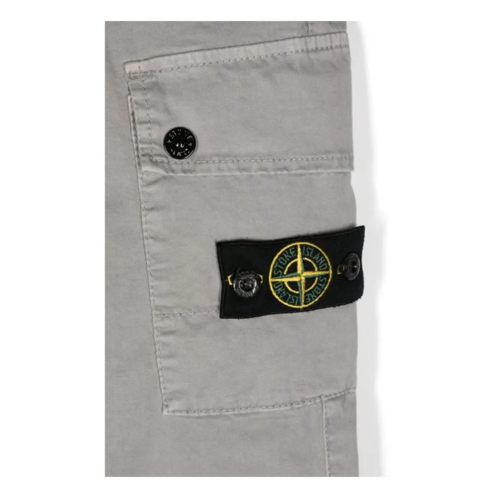 Stone Island Grijze Cargobroek