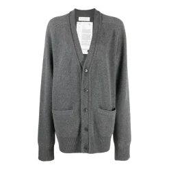 DAMES Extreme Cashmere Grijze Cashmere Cardigan Sweaters