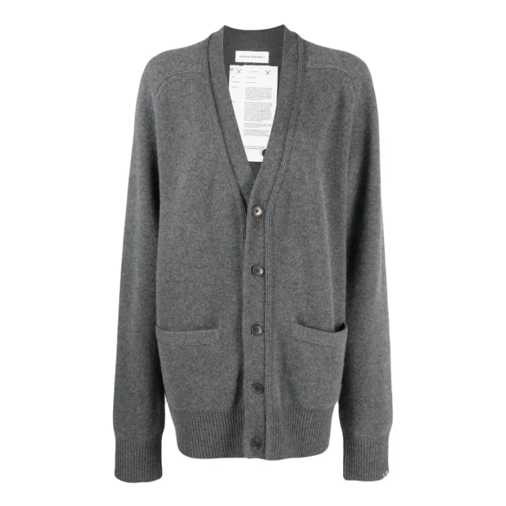 DAMES Extreme Cashmere Grijze Cashmere Cardigan Sweaters