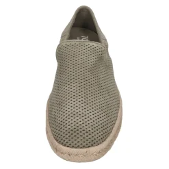 Heren TOMS Espadrilles^Grijze Diamant Geperforeerde Suède Instapper