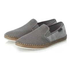 Heren Rieker Grijze Espadrilles