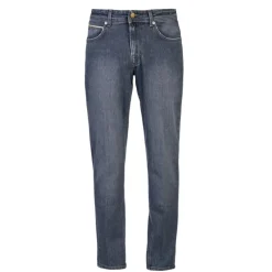 Heren Briglia Jeans^Grijze Jeans met Logopatch