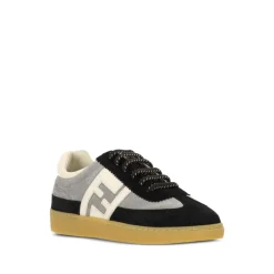 Fendi Sneakers^Grijze Junior Suède Sneakers Rubberen Zool