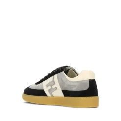 Fendi Sneakers^Grijze Junior Suède Sneakers Rubberen Zool