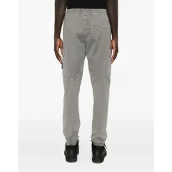 Heren Stone Island Broeken^Grijze Katoenen Broek AW25