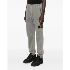 Heren Stone Island Broeken^Grijze Katoenen Broek AW25