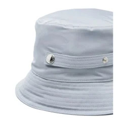 Heren Alexander McQueen Grijze Katoenen Logo Print Verstelbare Hoed