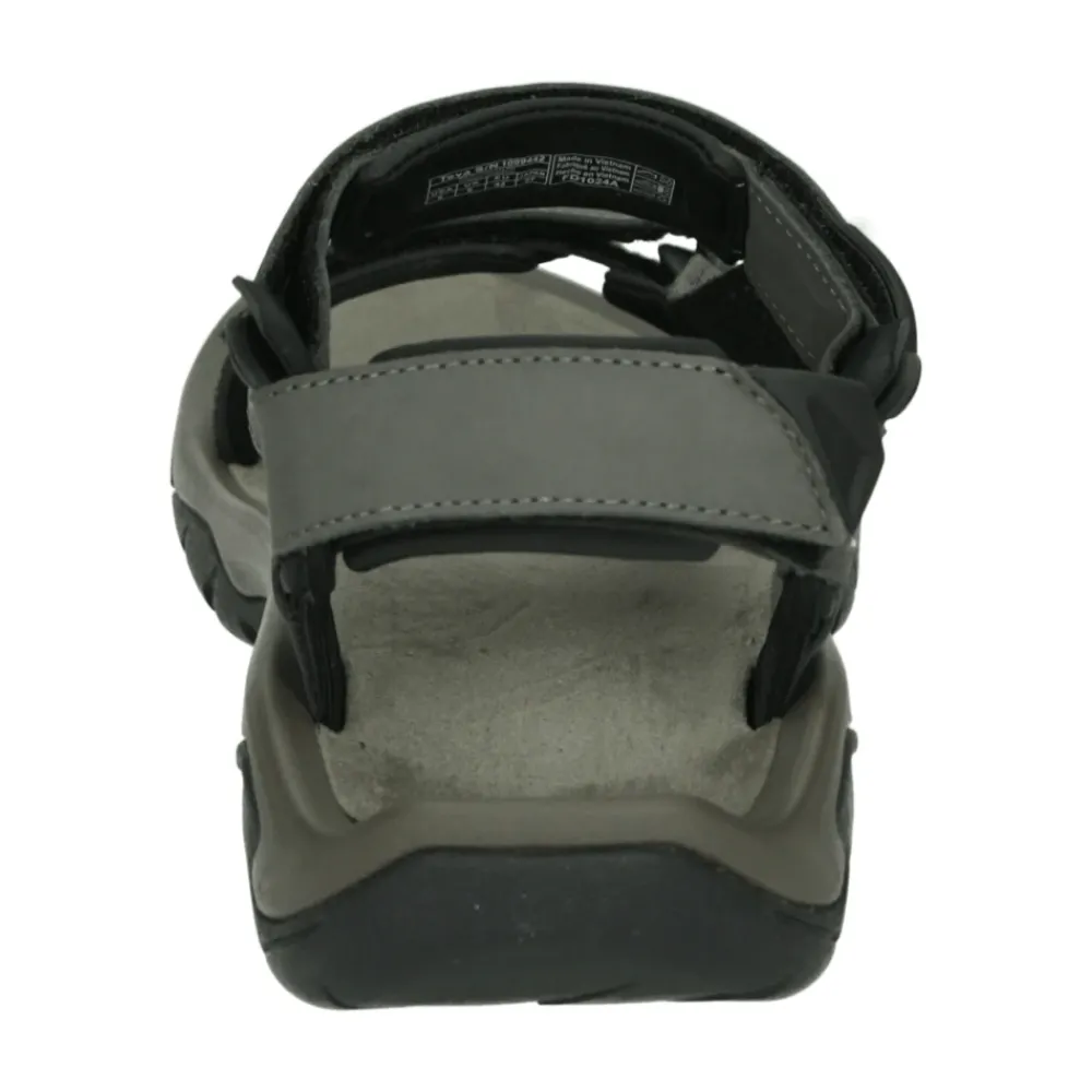 Heren Teva Sandalen^Grijze Leren Flip Flops