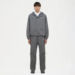Heren FLÂNEUR Grijze Nylon Utility Broek