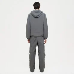 Heren FLÂNEUR Grijze Nylon Utility Broek