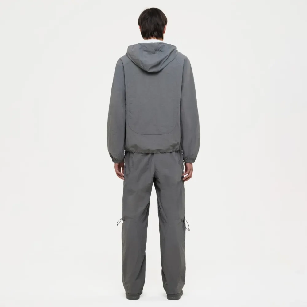 Heren FLÂNEUR Grijze Nylon Utility Broek