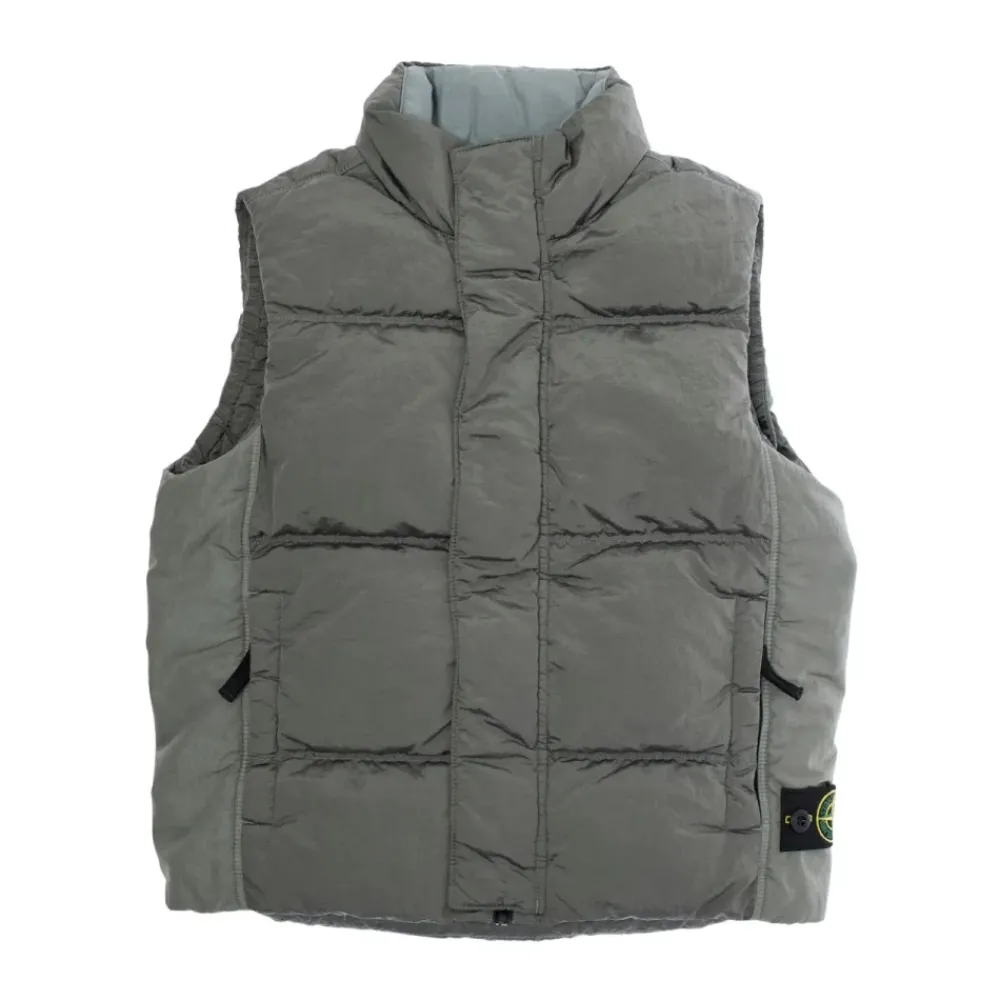 Stone Island Grijze Pufferjas
