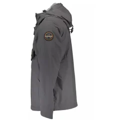 Napapijri Outdoorjassen^Grijze Rainforest Jas met Ritssluiting