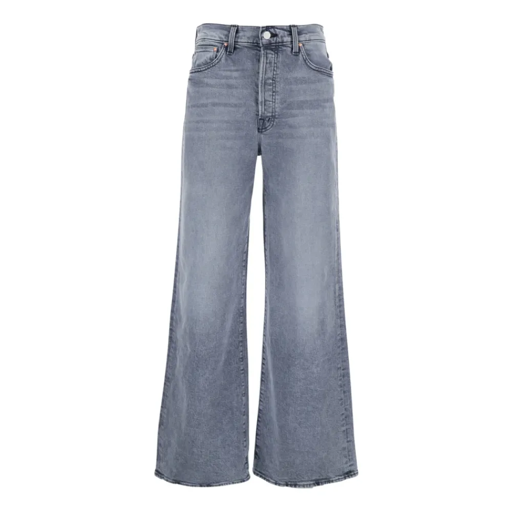 DAMES Mother Grijze Roller Sneak Jeans