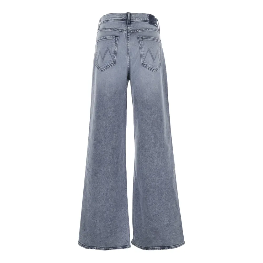 DAMES Mother Grijze Roller Sneak Jeans