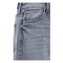 DAMES Mother Grijze Roller Sneak Jeans