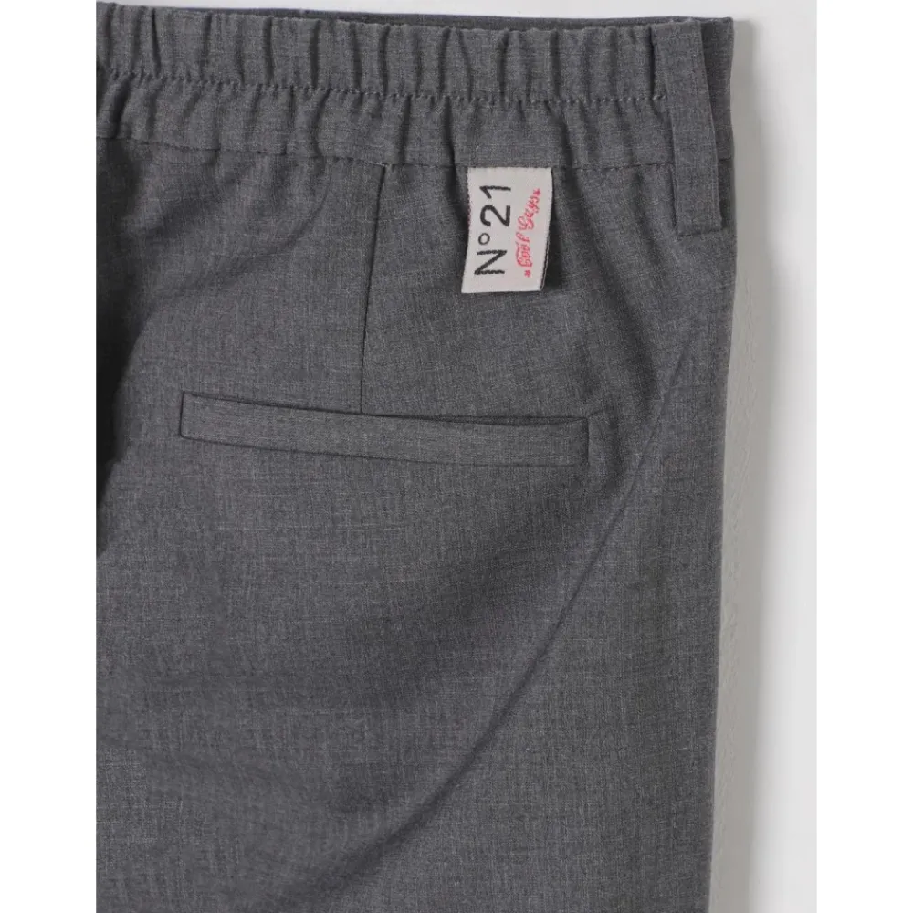 N21 Grijze Straight Leg Kinderbroek