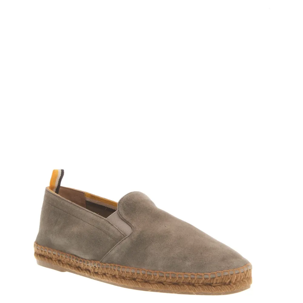 Heren Castañer Grijze Suède Espadrilles Loafers
