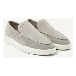 Heren Nubikk Instappers & Slip Ons^Grijze Suède Stijlvolle Sneakers