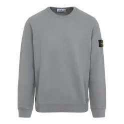 Heren Stone Island Grijze Sweatshirt AW25 Comfort Stijl