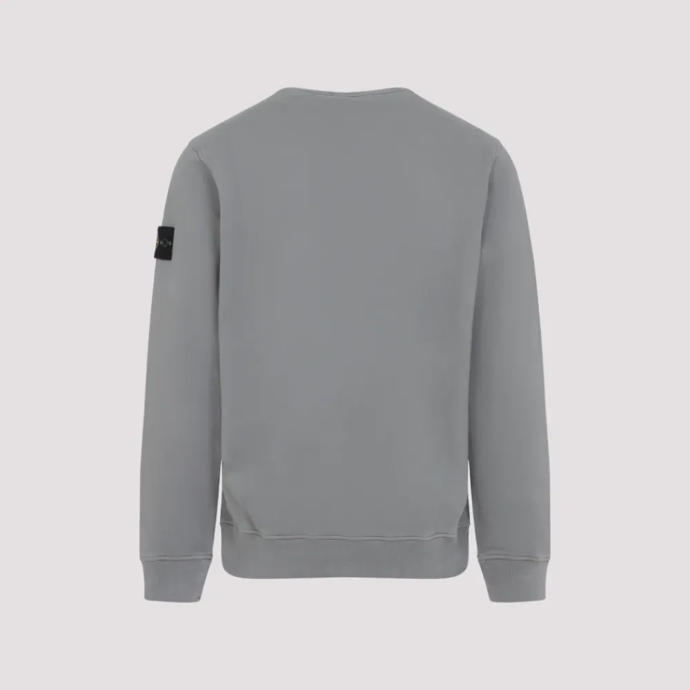 Heren Stone Island Grijze Sweatshirt AW25 Comfort Stijl
