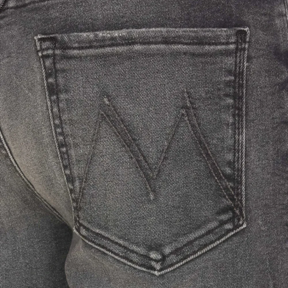 DAMES Mother Grijze Twister Heel Jeans
