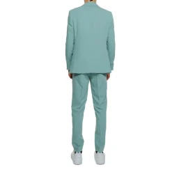 Heren Mulish Kostuums^Effen Pak Lente/Zomer Rits/Knoop