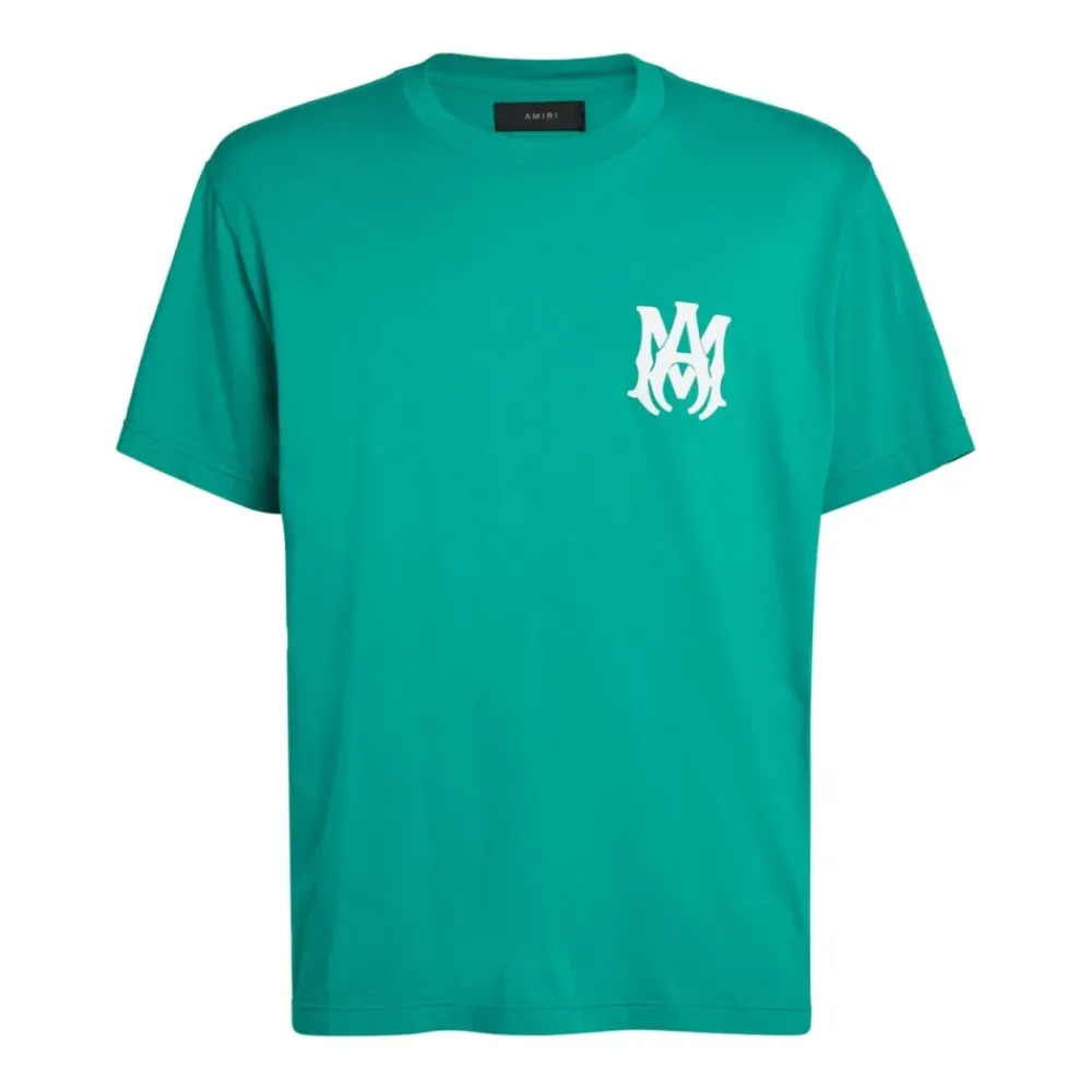 Heren Amiri Logo T-Shirt - 3D Ronde Hals
