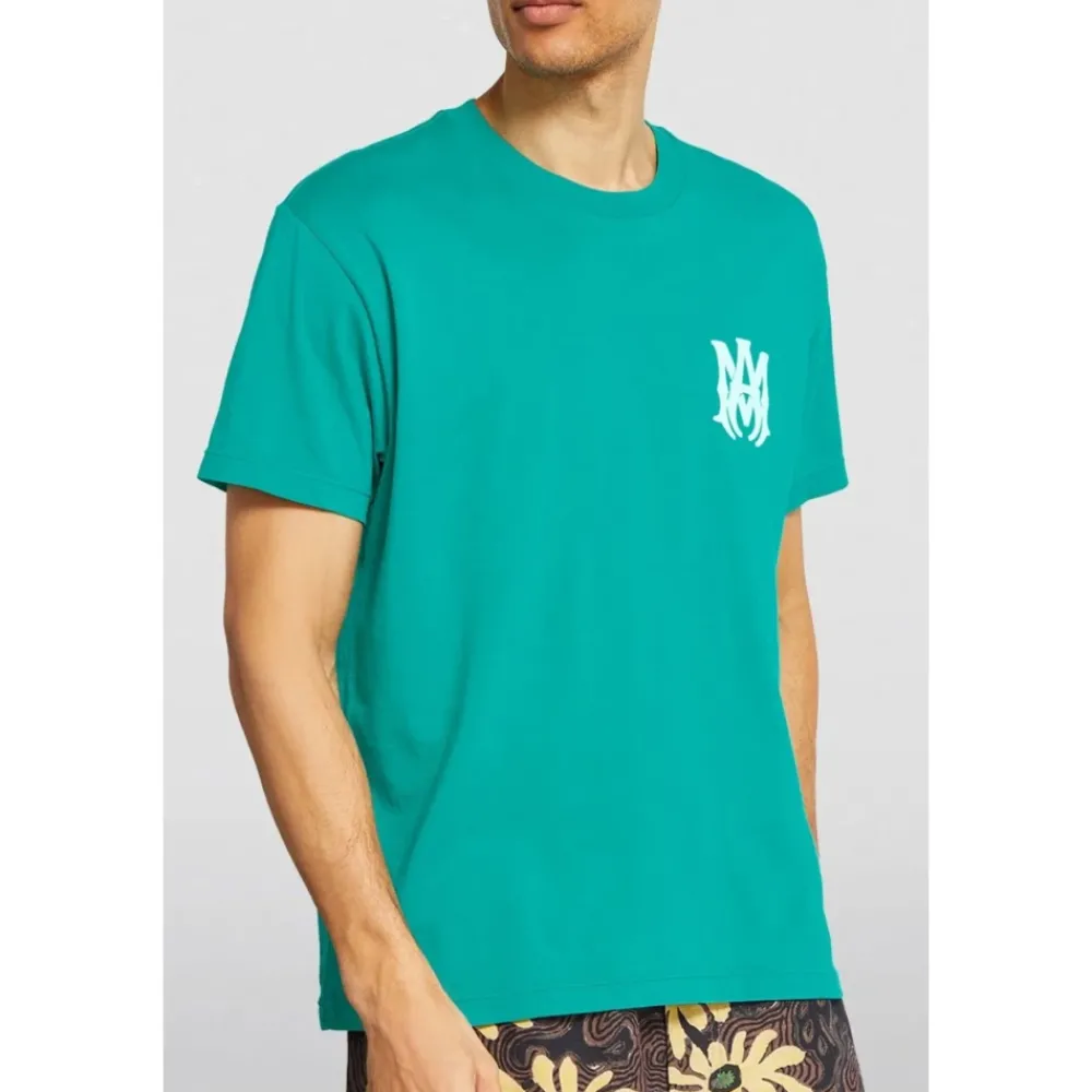 Heren Amiri Logo T-Shirt - 3D Ronde Hals