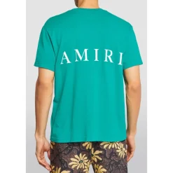 Heren Amiri Logo T-Shirt - 3D Ronde Hals